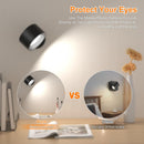 LED Wall Light – Rechargeable 360° Magnetic Sconce with Remote & 3-Color Dimming