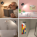 LED Wall Light – Rechargeable 360° Magnetic Sconce with Remote & 3-Color Dimming