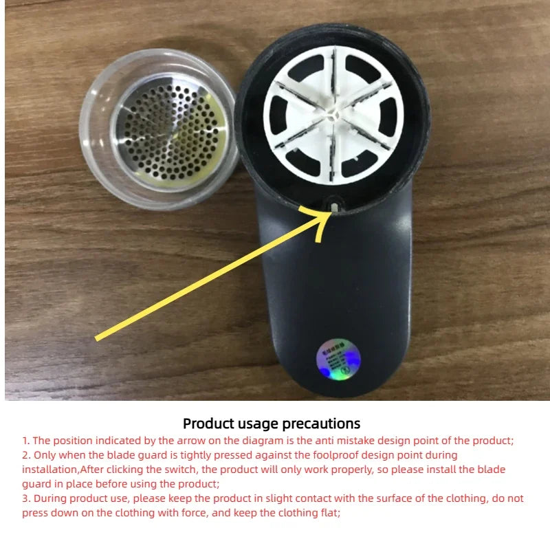 Portable USB Lint Trimmer